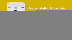 Clique para baixar o aplicativo da Hand Talk. Imagem: Reprodu&ccedil;&atilde;o