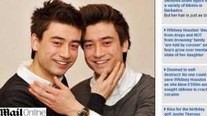 Dan (esquerda) e Michael (direita) têm uma doença rara