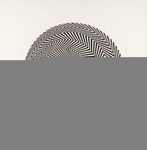 Blaze 1964 by Bridget Riley born 1931