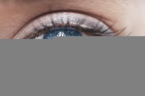 olhos azuis