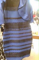 Ilusão de ótica - o mistério do vestido branco/dourado azul/preto
